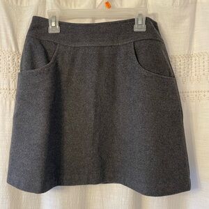 Vintage Express Wool Blend Mini Skirt